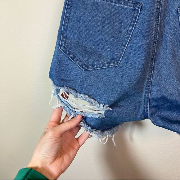 ✨ Princess Polly Women’s Distressed Denim Shorts 2 - Picture 5 of 10